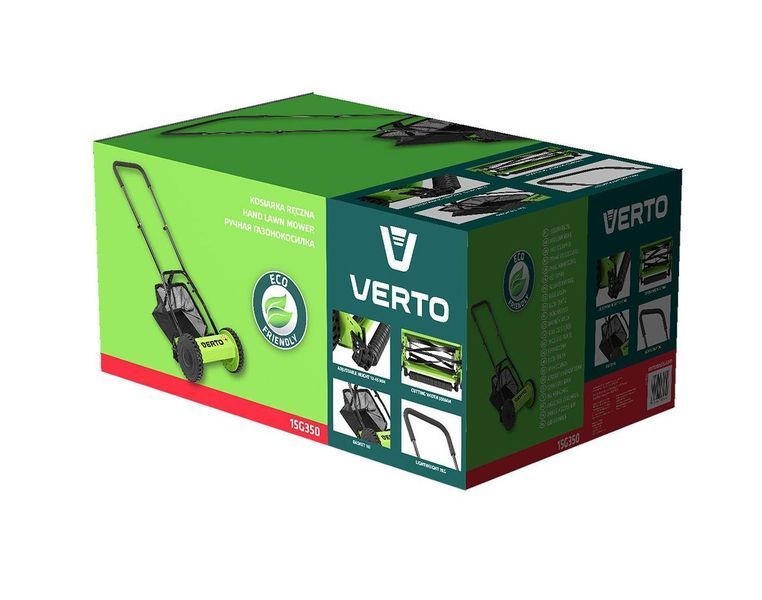 Ручна газонокосарка 12 дюймів/30 см 15G350 VERTO 15G350 фото