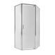 Душова кабіна Qtap Leo CRM10995-AC6 90х90 см, скло Clear, CalcLess, 6 мм без піддона SD00039707 фото 1