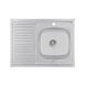 Кухонна мійка Brinex 6080-R 0,6 мм Satin (BRIN6080RSAT06) SD00054109 фото 1