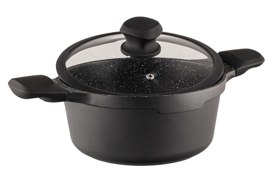 Каструля з кришкою VINZER Kuro Induction Line 3,7 л (50428) 50428 фото