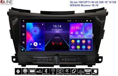 Штатна магнітола QLine AMR 10612Р11-NI-22-308 10" 6/128 NISSAN Murano 18-19 34744-car фото