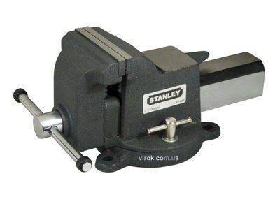 Лещата слюсарні обертові з наковальнею STANLEY "MAXSTEEL" : b= 95 мм, макс. розкр. - 125 мм. 1-83-067 1-83-067 фото