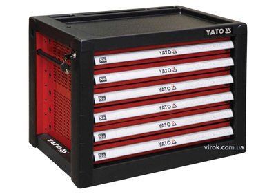 Шафа для інструментів YATO з 6 шуфлядами 533х 397х 55 мм, 690x 465x 535 мм [1] YT-09155 YT-09155 фото