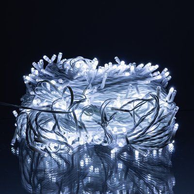 Гірлянда Різдвяна фея вулична 50 м 500 LED білий провід Білий CF500L50MWW Garlando CF500L50MWW CF500L50MWW фото