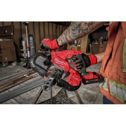 Пила стрічкова акумуляторна безщіткова MILWAUKEE M18 FBS85-0C (каркас + кейс) 4933471496 фото