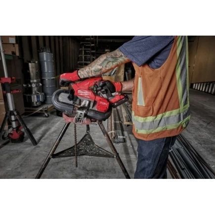 Пила стрічкова акумуляторна безщіткова MILWAUKEE M18 FBS85-0C (каркас + кейс) 4933471496 фото