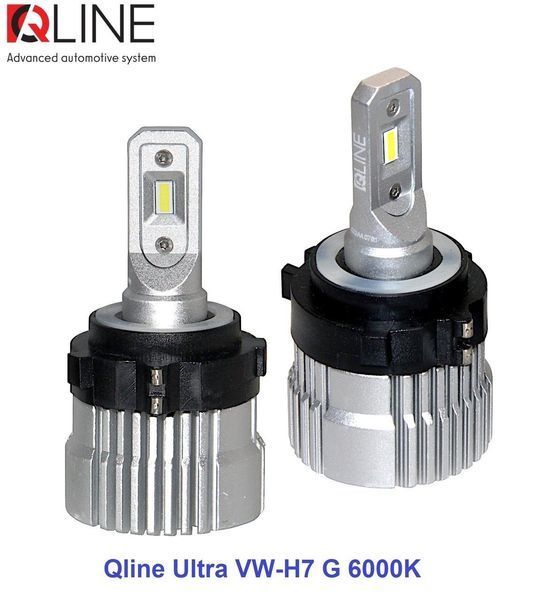 Лампи світлодіодні Qline Ultra VW-H7 G 6000K (2шт) 34527-car фото