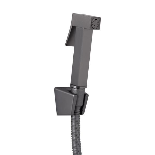 Змішувач для раковини Qtap Gemini (з гігієнічним душем) QTGEM272GMB45692 Gunmetal Black PVD SD00051816 фото