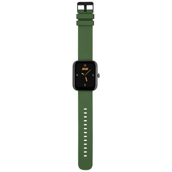 Смарт-годинник 2E Alpha SQ Music Edition 46 mm Black-Green 2E-CWW40BKGN фото