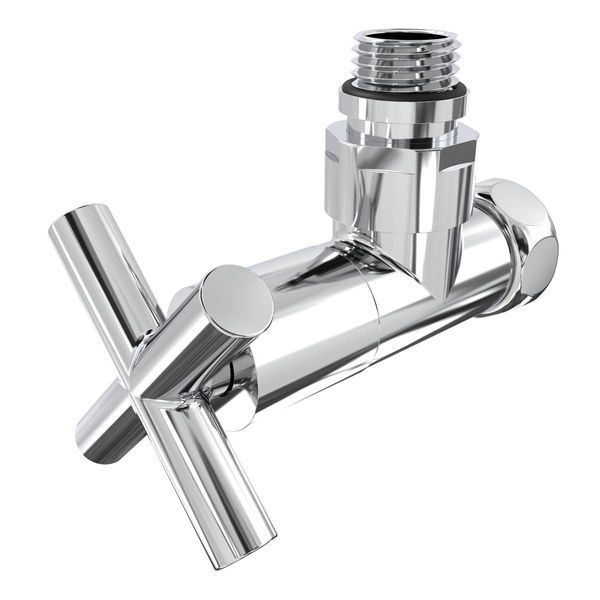 Кран кутовий Laris 1/2" &mdash; 3/4" Еліт 2 шт. (ZZ-4704) 71401042 71401042 фото