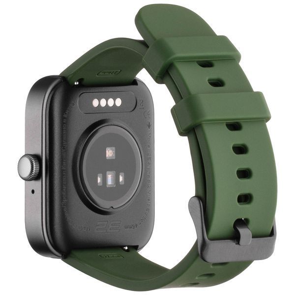 Смарт-годинник 2E Alpha SQ Music Edition 46 mm Black-Green 2E-CWW40BKGN фото