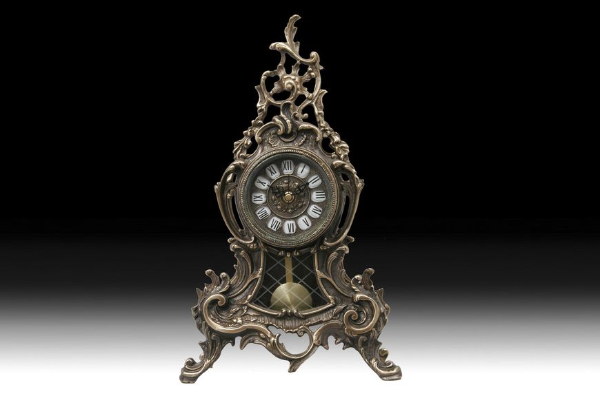 Набір годинник з маятником LUIS і два канделябри бронзові CASTELO Virtus 5646-4185SET 5646-4185SET фото