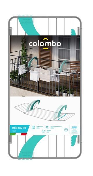 Сушарка для білизни навісна Colombo Balcony 18 (ST189) 931869 фото
