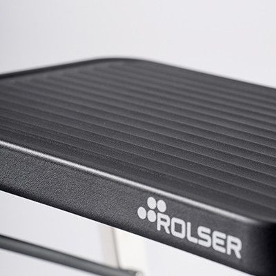 Драбина Rolser Taburete M/11 UNE 3 щаблі Antracita (MET004-1021) 928602 фото