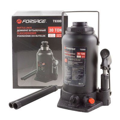 Домкрат гідравлічний пляшковий 30т Forsage F-T93004(DS) 51360(for) фото