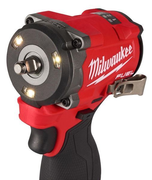 Гайковерт акумуляторний безщітковий 3/8'' MILWAUKEE, M12 FCIWF38G3-0, 745Нм, з кільцем (каркас, кліпса на ремінь, картонне пакув 4933493451 фото