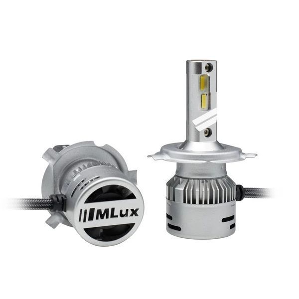 Комплект ламп MLux LED - SILVER Line H4/H19, 28 Вт, 5000&deg;К (2 шт.) 125413365 125413365 фото
