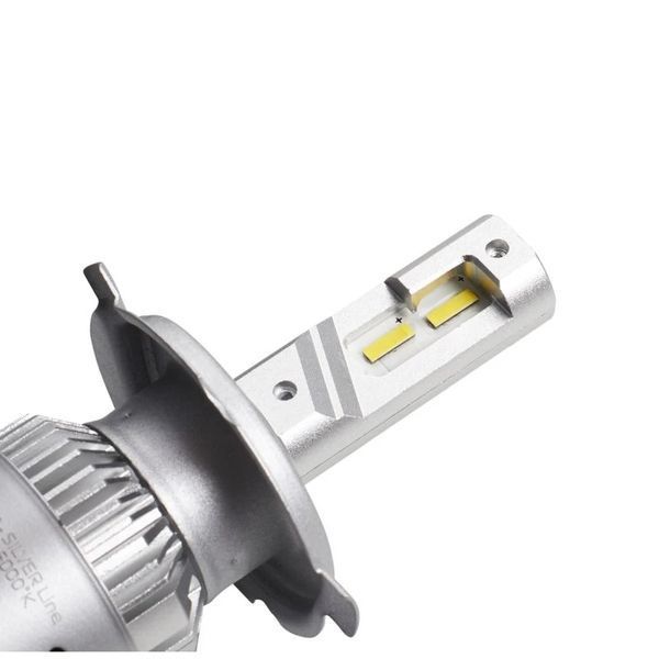 Комплект ламп MLux LED - SILVER Line H4/H19, 28 Вт, 5000&deg;К (2 шт.) 125413365 125413365 фото