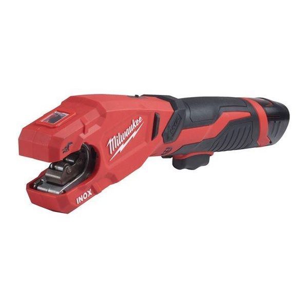 Труборіз акумуляторний по нержавіючій сталі MILWAUKEE, M12 PCSS-202C (зарядний пристрій С12 С, 2 акумулятори М12 В2 2Аг, кейс) 4933479242 фото