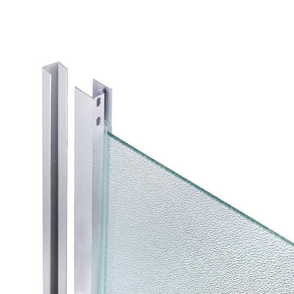 Душова кабіна Lidz Latwa SC80x80.SAT.LOW.FR, скло Frost 4 мм + Lidz Душовий піддон KAPIELKA ST80x80x15 SD00051437 фото