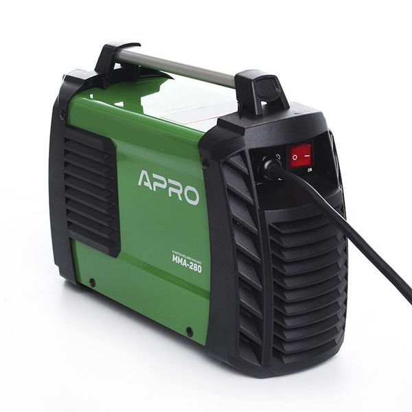 Зварювальний апарат інверторний APRO MMA-280, ялин.5 мм, + набір кабелів 065273 065273 фото