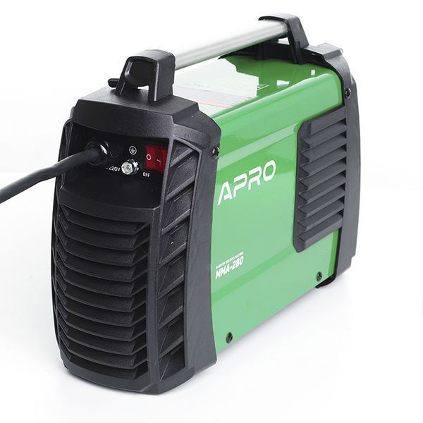 Зварювальний апарат інверторний APRO MMA-280, ялин.5 мм, + набір кабелів 065273 065273 фото