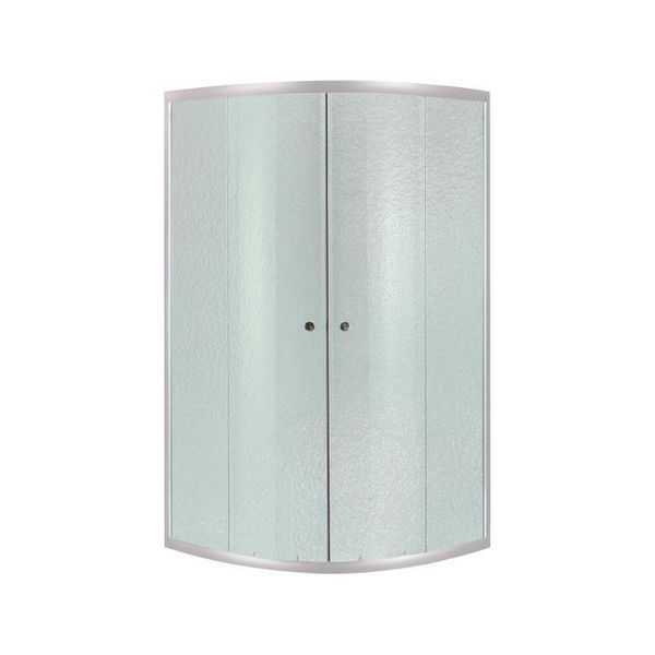 Душова кабіна Lidz Latwa SC80x80.SAT.LOW.FR, скло Frost 4 мм + Lidz Душовий піддон KAPIELKA ST80x80x15 SD00051437 фото