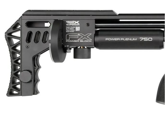 Пневматична редукторна гвинтівка FX Airgun M4 STD Black .177 кал IM4-450306-009-00 фото