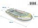 Човен надувний Intex Seahawk 4 351 x 145 x 48 см, зелений DM-68351 фото 5