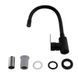 Змішувач для кухні Brinex Pure 015F3 з гнучким виливом Black Matt BRIPUR015F3BLM SD00053185 фото 4