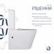Унітаз-компакт Qtap Scorpio безободковий Ultra Quiet з сидінням Soft-close QT14226088AW SD00050897 фото 4