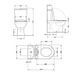 Унітаз-компакт Qtap Scorpio безободковий Ultra Quiet з сидінням Soft-close QT14226088AW SD00050897 фото 2