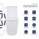Унітаз-компакт Qtap Scorpio безободковий Ultra Quiet з сидінням Soft-close QT14226088AW SD00050897 фото 3
