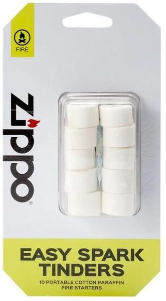 Трути для розведення вогню Zippo Easy Spark Tinder, блістер, картон 10 шт (2007559 Zippo) 2007559 фото