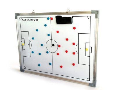 Дошка тактична футбольна Yakimasport 100074 45 х 60 см, сіра 5903137554475 фото