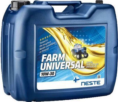 Олива моторна, гідротрансмісійна Neste Farm (Stou) Universal 10W-30 20 л API CG-4 API GL-4 ACEA E3 (186120) СТ-00017881 фото
