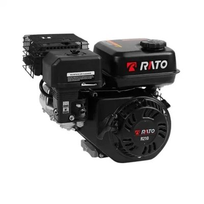 Бензиновий двигун Rato R210 PF:вал 20 мм, 6 л/4400 Вт — потужність двигуна,3600 об/хв R210 PF фото