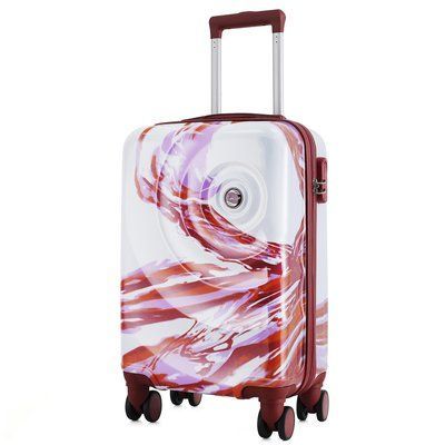 Валіза Semi Line 20" (S) White/Red Print (T5654-1) DAS302888 фото