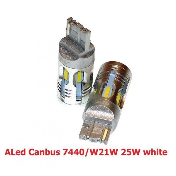 Лампа заднього ходу LED ALed Canbus 7440 (W21W) 25W White (2шт.) 28445-car фото