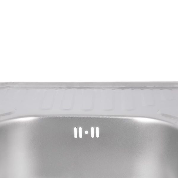 Кухонна мійка Brinex 6642 0,8 мм Satin (BRIN6642SAT08) SD00054094 фото