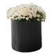 Горщик для квітів Keter Cylinder Planter Small, 7 л, сірий 7290103668204 фото 1
