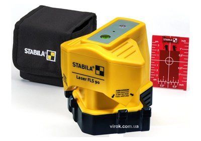 Нівелір лазерний STABILA FLS 90 : відстань - 15м; живлен 3х АА 1,5В для підлогового покриття 18574 18574 фото