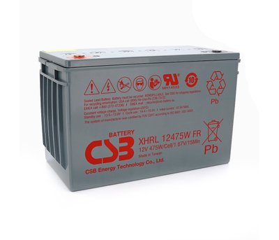 Акумуляторна батарея CSB XHRL12475W, 12 V 118.8 Ah (343х213х170 мм) U_8660 фото