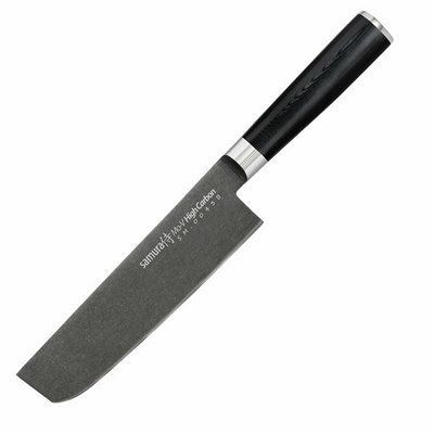Ніж кухонний овочевий Накірі Samura Mo-V Stonewash 167 мм (SM-0043B) SM-0043B фото