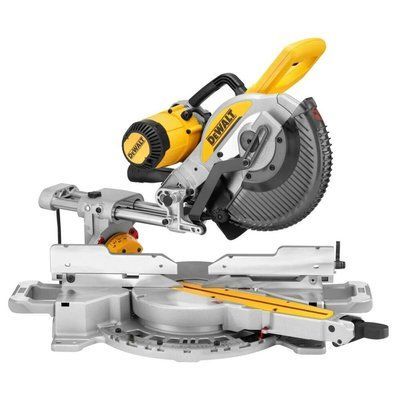 Пила торцьовальна мережева DeWalt: P=1675 Вт, диск &Oslash;= 250/30 мм, глибина пропилу 45/90&deg;- 50/90 мм DWS727-QS DWS727-QS фото