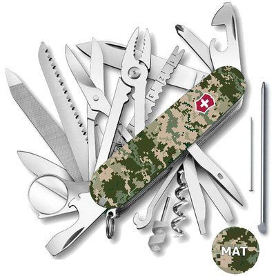 Складаний ніж Victorinox SwissChamp Army 1.6795.3_W3941p 1.6795.3_W3941p фото