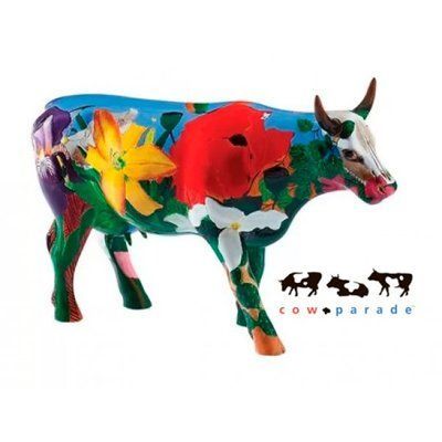 Колекційна статуетка корова Georgia O'Cowffe, Size L 46726 фото