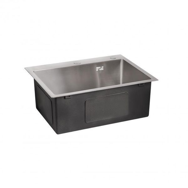 Мийка для кухні інтегрована Lidz Handmade H5045 (LDH5045BRU35383) Brushed Steel 3,0/1,0 мм SD00041487 фото
