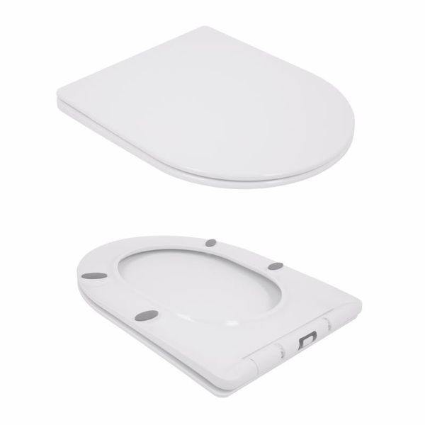 Унітаз підлоговий Qtap Jay Ultra Quiet з сидінням Soft-close 640x360x835 мм QT07222175TW White SD00053257 фото