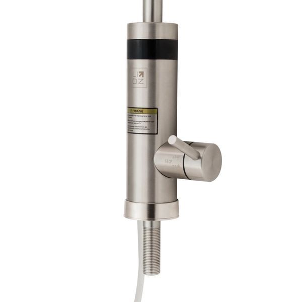 Проточний кран-водонагрівач кухонний для кухні Lidz Warm 060 LDWAR060NKS35881 Nickel SD00041983 фото